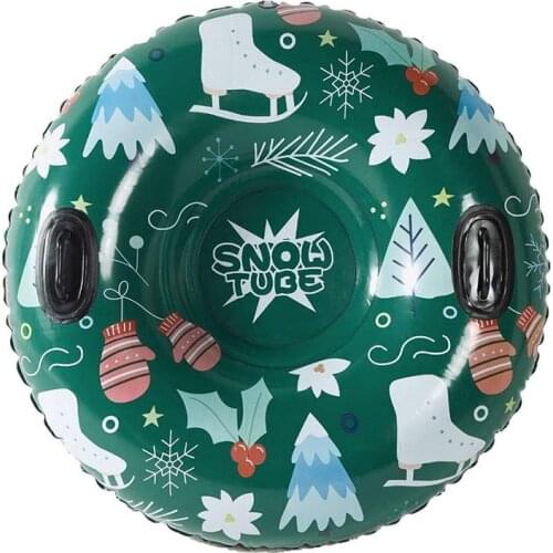 Christmas Snow Tube Super Big 47 Inch Inflatable Snow Sled for Kids and Adults