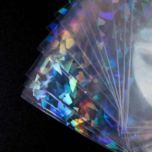 100 Sleeves / Laser) Standard Size Board Game Laser Trading Card Sleeves Deck Protector for Magic Gathering MTG Pokemon