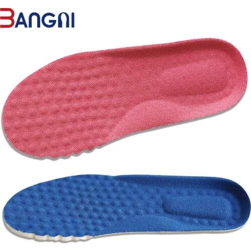 BANGNI Comfort Insoles for Kids Shoe Pads Children Flat Foot Arch Support Orthotic Sponge Memory Foam Sports Health Inserts