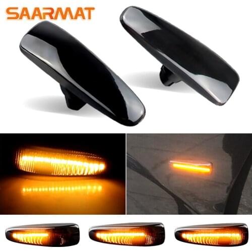 Dynamic Flowing Water Turn Signal Light mudguard indicator light For Mistubishi Outlander Sport Mirage Sport Lancer Evolution X