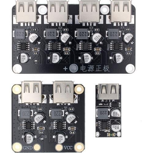 USB QC3.0 QC2.0 DC-DC Buck Converter Charging Step Down Module 6-32V 9V 12V 24V to Fast Quick Charger Circuit Board 3V 5V 12V