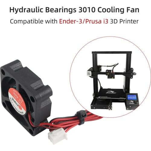 Blowers Hydraulic Bearings 3010 Cooling Fan DC 12V Humidifiers 3D Printer Parts Compatible with Ender-3 /Prusa i3 3D Printer