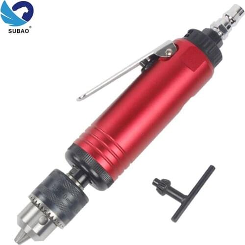 1.5-10mm high-speed pneumatic drill tool drilling machine, 3 / 8 "pneumatic drill gun, suitable for furniture wood hole drilling