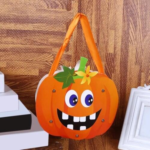 1Pcs Handbag Creative Halloween Decoration Ghost Pumpkin Owl Candy Gift Bag Pouch Trick Or Treat Festival Party Favor New