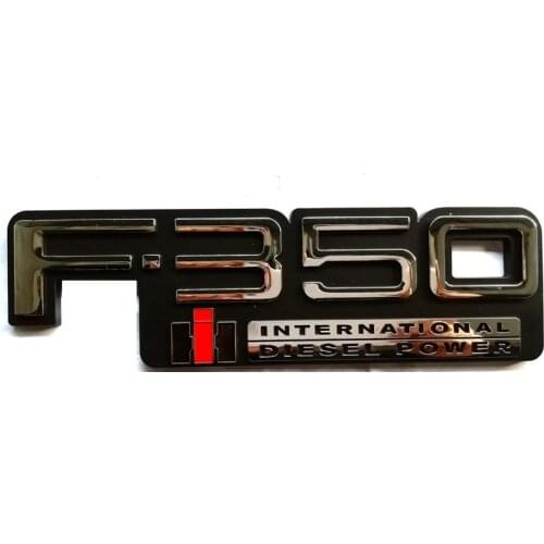 1PC/LOT ABS F350 F-350 INTERNATIONAL DIESEL POWER Auto Emblems Badges 3D