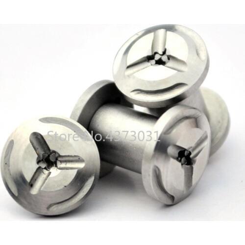 2sets Diy Knife Material Making Knife Handle Screw Rivet Plum Blossom 416J Steel 20 Size