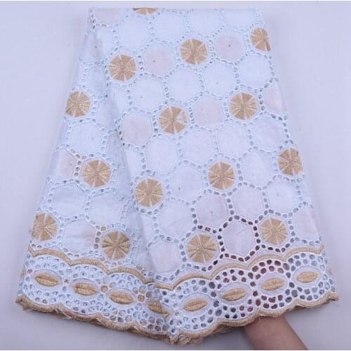 2020 High Quality African Lace Fabric Nigerian Bazin Riche Fabric Lace Punch Embroidery French Lace Fabric For Party Dress S1948