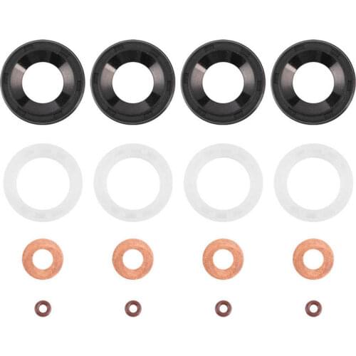 Car Diesel Injector Seals Washer Kit 1233683 198185 Fit for Ford C-MAX Fiesta Focus for Peugeot Citroen 1982A0, 198299, 1432205