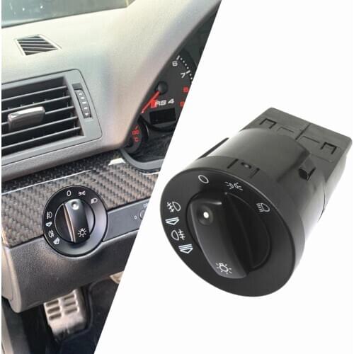 Malcayang Car Auto Headlight Fog Light Switch For Audi A4 S4 8E B6 B7 2000-2007 8E0941531C