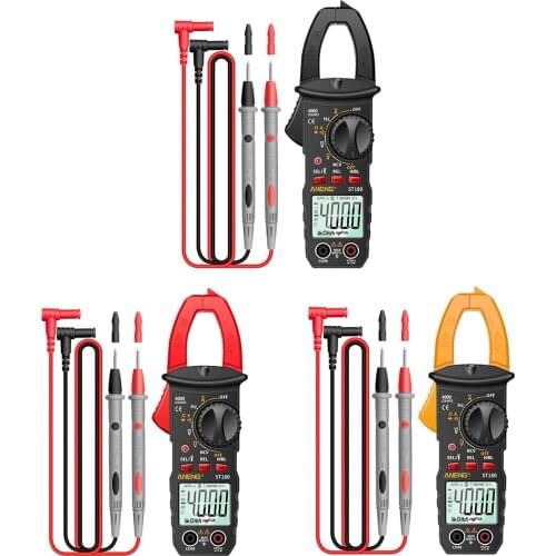 4000 Counts Digital Current Clamp Meter DC AC Ammeter Voltage NCV Tester Power Factor Electric Energy Ammeter Voltmeter