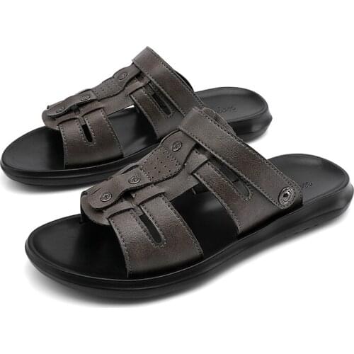 Breathable dress hombre em footwear sandles walking mens homens gladiator roman beach outdoor slip sandalhas rubber mountain s