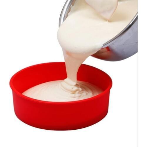 4 inch Silicone Cake Mold Round Shape Silicone Bread Pan Cake Mold Tray Muffin Cupcake Baking Pans Pastry Tools