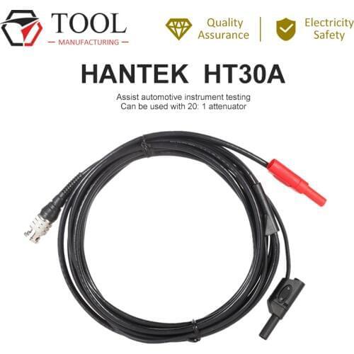 Hantek AutoTest Cable HT30A Dual Banana Head Adapter Cable Test Leads 3M Test Lead HT30A Professional Multifunctional Automotive