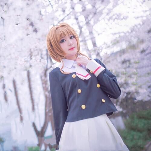 Cardcaptor Sakura Clearcard Kinomoto Sakura Cosplay Costumes Stage Performance Clothes ,Perfect Custom for You
