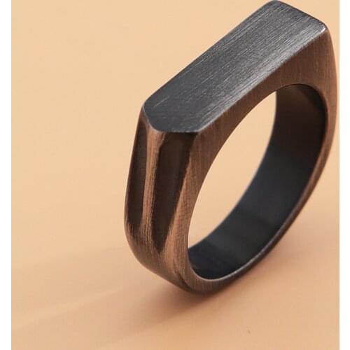 Korean Version Men Women Simple Ring Jewelry Punk Hip Hop Stainless Steel Mens Ring Fashion Simple Gift Wholesale Size 7-13