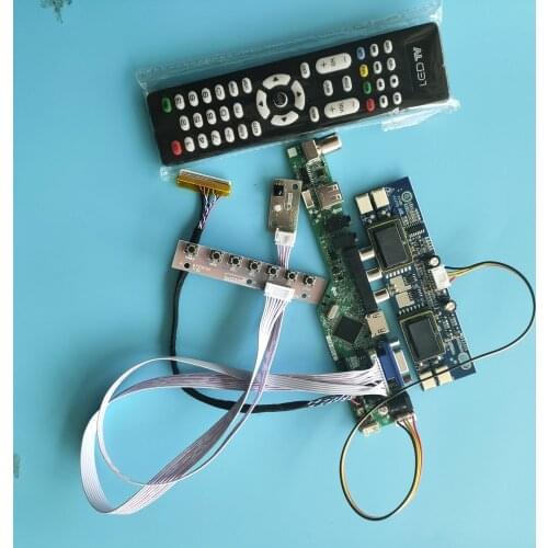 Kit for LM170E03 TL 1280x1024 30pin Controller Board 4 lamps Display Remote Panel TV USB HDMI VGA AV Audio Monitor LVDS Screen