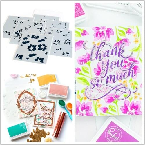 Mosaic Metal Cutting Diary Dies And Stamps Stencils For Scrapbooking Stamp Embossing Mold Diy Paper Cards Craft Cutting Handmade
