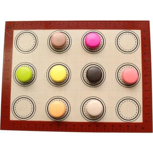 Non-slip Silicone Baking Mat For Macaron Cookie Bread Baking Sheet Kitchen Baking Accessories Reusable Liners For Baking Pans