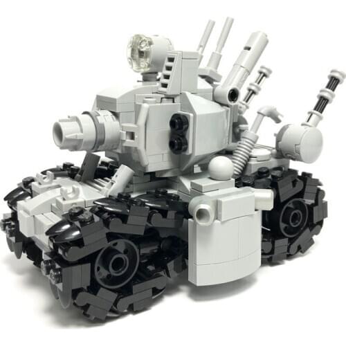New action character metal warhead tank super 24110 super car 001 assembly model childrens toy gray statue gift MOC