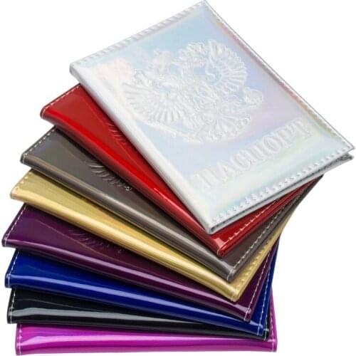 Fashion New Women Travel Passport Cover high quality Pu Leather Passport Holder Men Passport Case Cover holder card holder red
