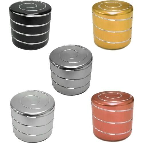 Stress reliever toy cylindrical desktop rotating gyro Aluminum alloy fingertip gyro decompression toy