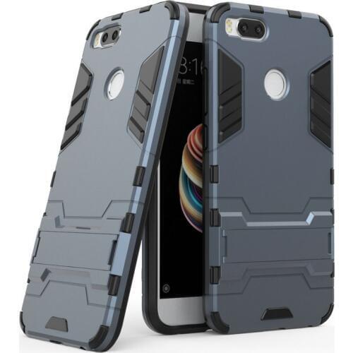 For Xiaomi Mi A2 Mi 6X Mi6X Shockproof Stand Hard case for Xiaomi Mi A1 Mi 5X Mi5X 4GB 64GB Combo Armor iron Man Back cover