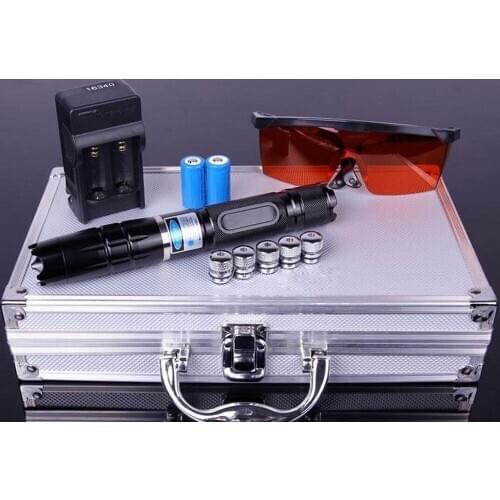 Most Powerful Blue Burning Laser Torch 70000m Blue Laser Pointer 450nm Ignite Powerful Powerful Lazer Self-Defense
