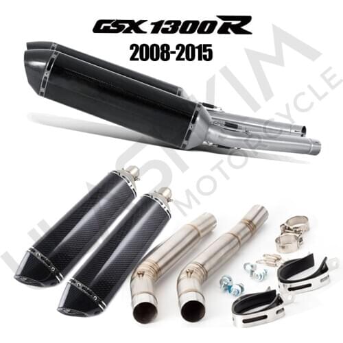 Motorcycle Modified Exhaust Pipe GSX1300R Middle Section 2008-2015 GSX1300R Air Exhaust Pipe Suit