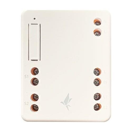 Terncy Zigbee In wall 2 channel relay module 2 gang switch TERNCY-SM01 support Apple HomeKit (need to work with gateway )