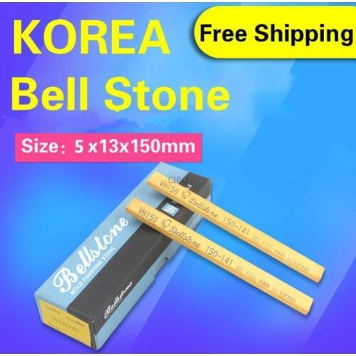 10pcs/lot BellStone Sharpener Oil Stone mold Polishing hign grade VH polishing stone 5x13x150mm Free Shipping