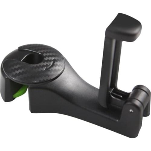 Universal Car Seat Back Hook Car Interior Accessories Portable Hanger Phone Holder Storage Bag Hook Dropship