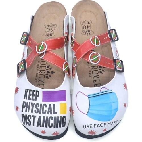 2021 Handmade Clogs Custom Themed Design Orthopedic Women Slippers For Heel Spur Cozy Base Reinforced Soft Quality Shoe Big Size