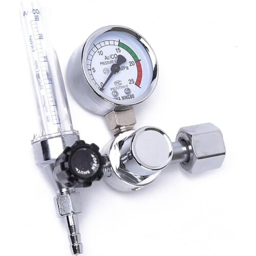 0-25Mpa Argon Regulator CO2 Mig Tig Flow-Meter Gas-Regulators Flowmeter Welding Weld Gauge Pressure Reducer Argon Pressure Gauge