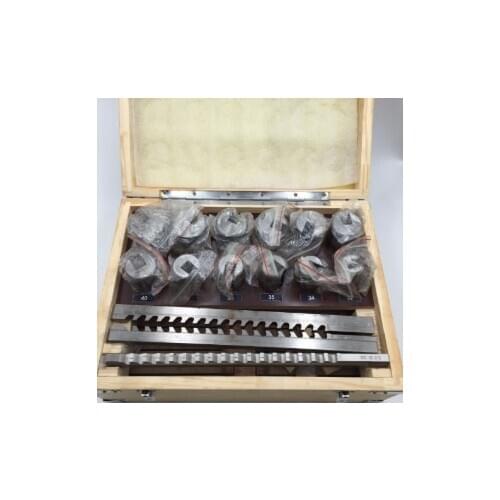 21pcs Keyway Broach Tool Set 10mm 12mm 14mm Broaches 32-50 Bushings Shims HSS Cutting Tools for CNC Machine Brand