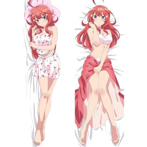 Anime The Quintessential Quintuplets Nakano Itsuki Dakimakura Hugging Body Pillow Case DIY Cushion Pillow Cover High Quality