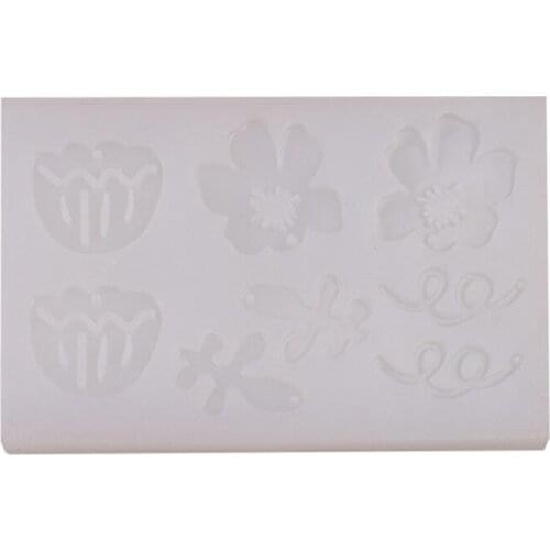 Epoxy Resin Mold Flower Keychain Earring Mold Silicone Mold Earring Jewelry Epoxy Resin Casting Resin Jewelry Making Diy Craft