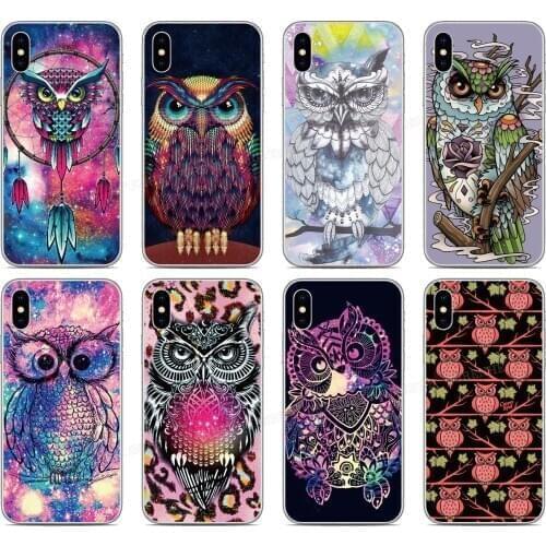 Print Cute Owl Phone Case For Asus Zenfone 7 Pro ZS671KS ZS670KS 6 5 5Z 4 Rog Phone 2 3 Max Pro M1 Plus M2 Shot Lite L1 Cover