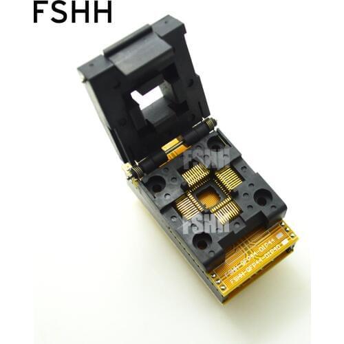 IC51-0444-467 QFP44 to DIP40 TQFP44-DIP40 IC Test Socket / Programmer Adapter clamshell