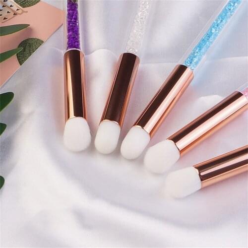 Crystal Eyelash Cleaning Brush Washing Makeup Brush Eyelash Lash Extensions Eyelash Cleaner Brush Skin Care Makeup Tools