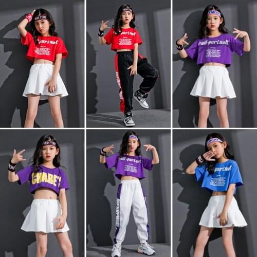 Pally elves Girls Summer Cotton Solid Short T-shirt Midriff Loose Croptop Dancewear