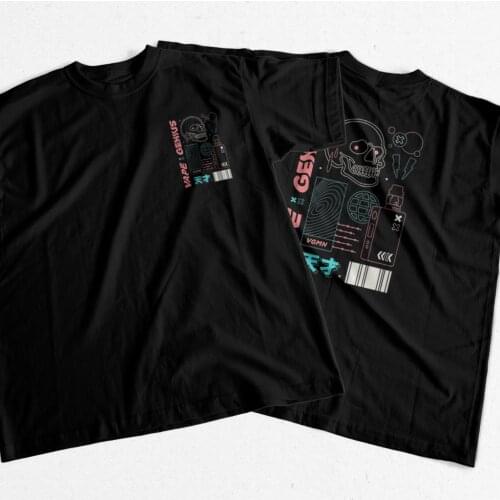 COSMIC 100% cotton short sleeve streetwear loose men T shirt big size summer men T shirt cool o-neck tee shirts CP0258