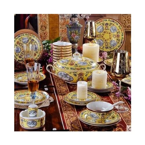 Bone china tableware set enamel oven tableware set