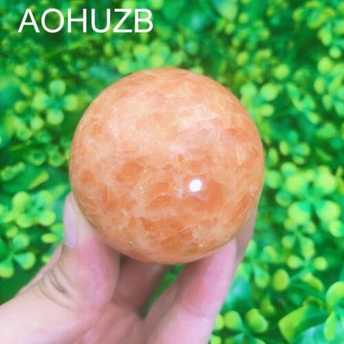 Natural Crystals Quartz High Quality Sun Stone Sphere Energy Reiki Healing Stone Ball Room Home Aquarium Decoration Gemstone