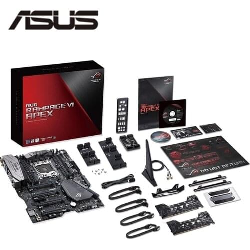 NEW For Asus ROG Rampage VI Apex Original Desktop Intel X299 DDR4 Motherboard LGA LGA 2066 USB3.0 M.2 SATA3