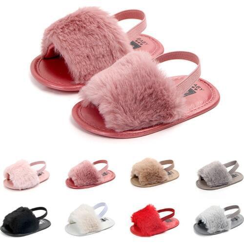 New Summer Baby Girl Sandals Newborn Soft Bottom Breathable Simple Elastic Sandals Fashion Children Princess Garden Sandals