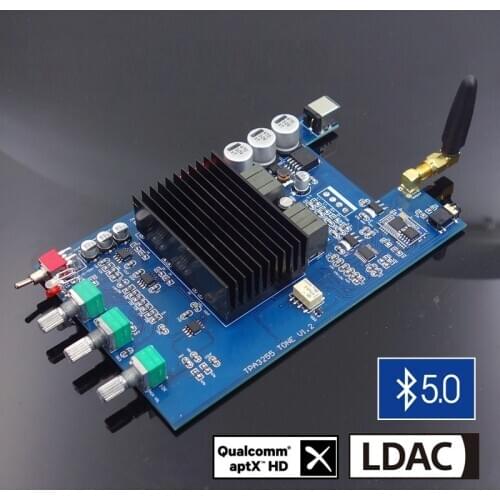 2021 NEW TPA3255 Fever Grade Hifi Bluetooth 5.0 High Power Amplifier Board Digital Power Amplifier 300W + 300W