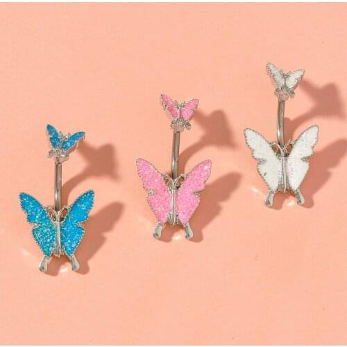 Sexy Enamel Steel Belly Button Sexy Navel Piercing Nombril Ombligo Women Dangling Body Navel Jewelry Belly Button Rings Charm