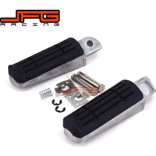Footrest Rear Foot Pegs Rests Pedals For YAMAHA FJR1300 FZ1 XJ6 FZ400 FZ6 FZ6R XJR400 XJR1200 XJR1300 Motorcycle