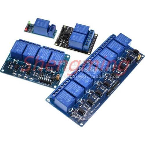 5v 12v 1 2 4 6 8 channel relay module with optocoupler Relay Output 1 2 4 6 8 way relay module for arduino