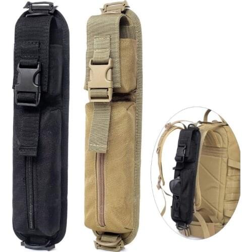 Molle Backpack Shoulder Strap Pouch Outdoor Sundries Accessory Bag EDC Utility Tool Hunting Flashlight Phone Holder